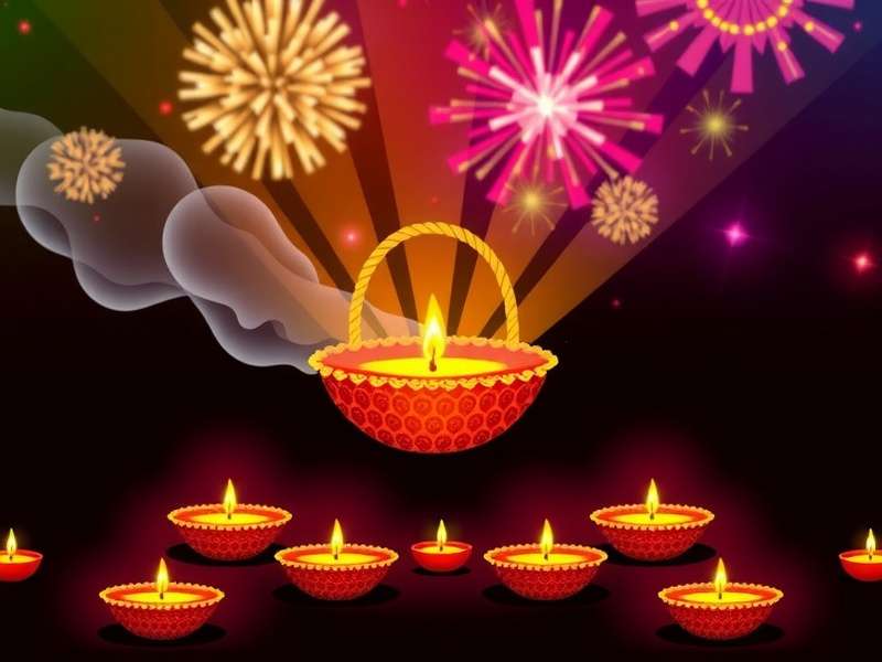 Cricket Basket Ace Diwali Event Cricket Basket Ace Diwali event showing diyas as baskets and fireworks effects